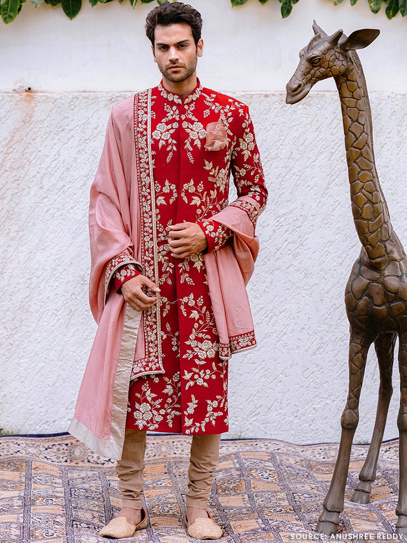 Anushree Reddy latest trending outfits for grooms