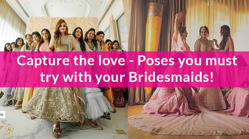 This Bride and Bridesmaid shoot is drooling the internet with trends! |  Indian wedding photography poses, Bridesmaid photoshoot, Bride photoshoot