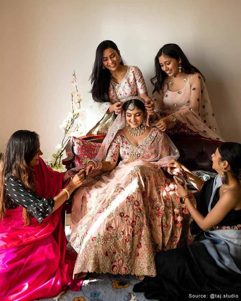 Pin by S on Stunning brides | Indian wedding photos, Bridesmaid photoshoot, Indian  bride